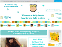 Tablet Screenshot of belly-books.com
